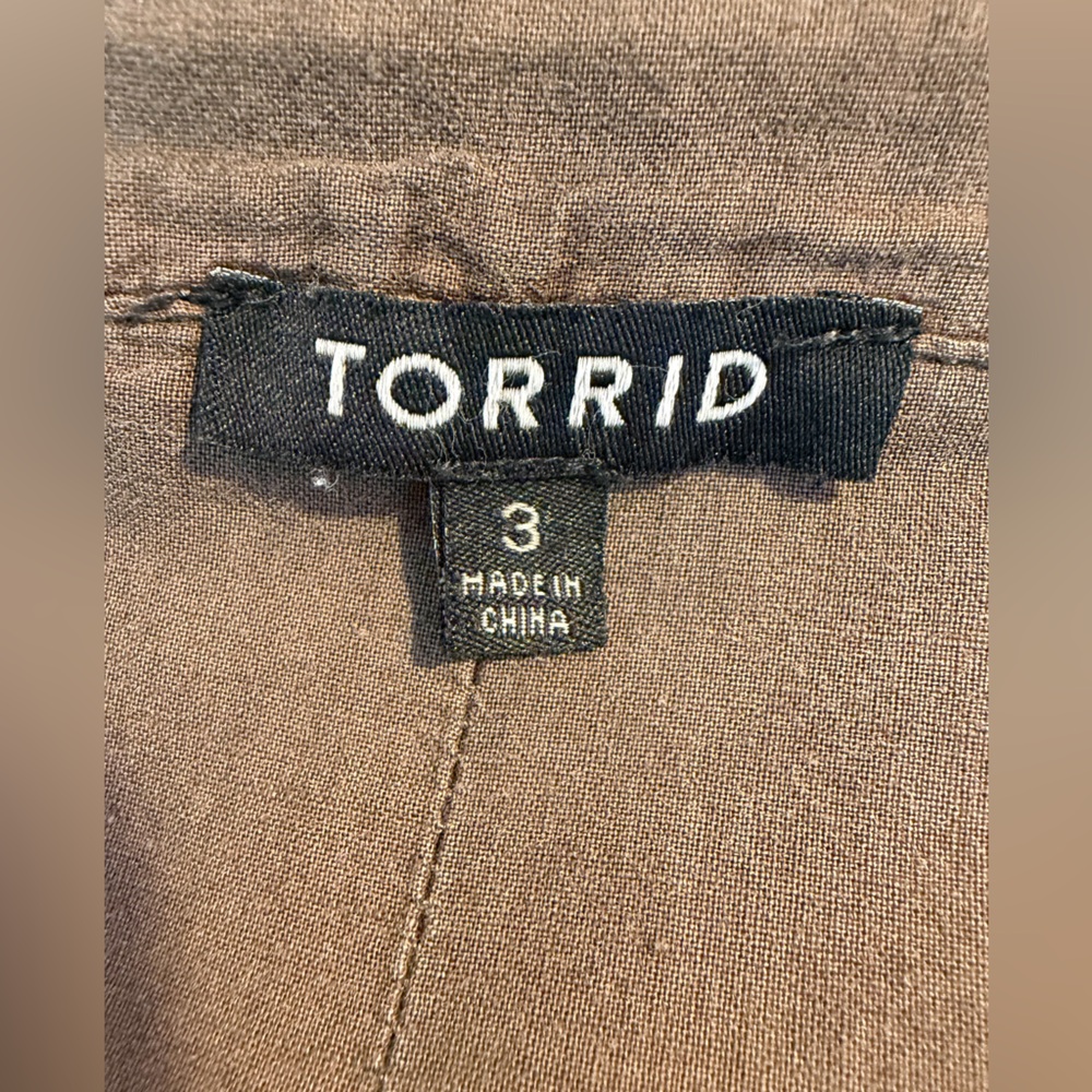 Torrid Dark Taupe Anorak Jacket - Torrid Size 3 (22-24, 3X) - Picture 12 of 14